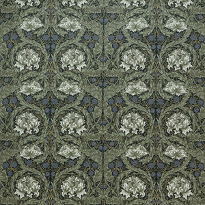 7877 African Marigold Velvet 1 Ink by Wmah Fabric