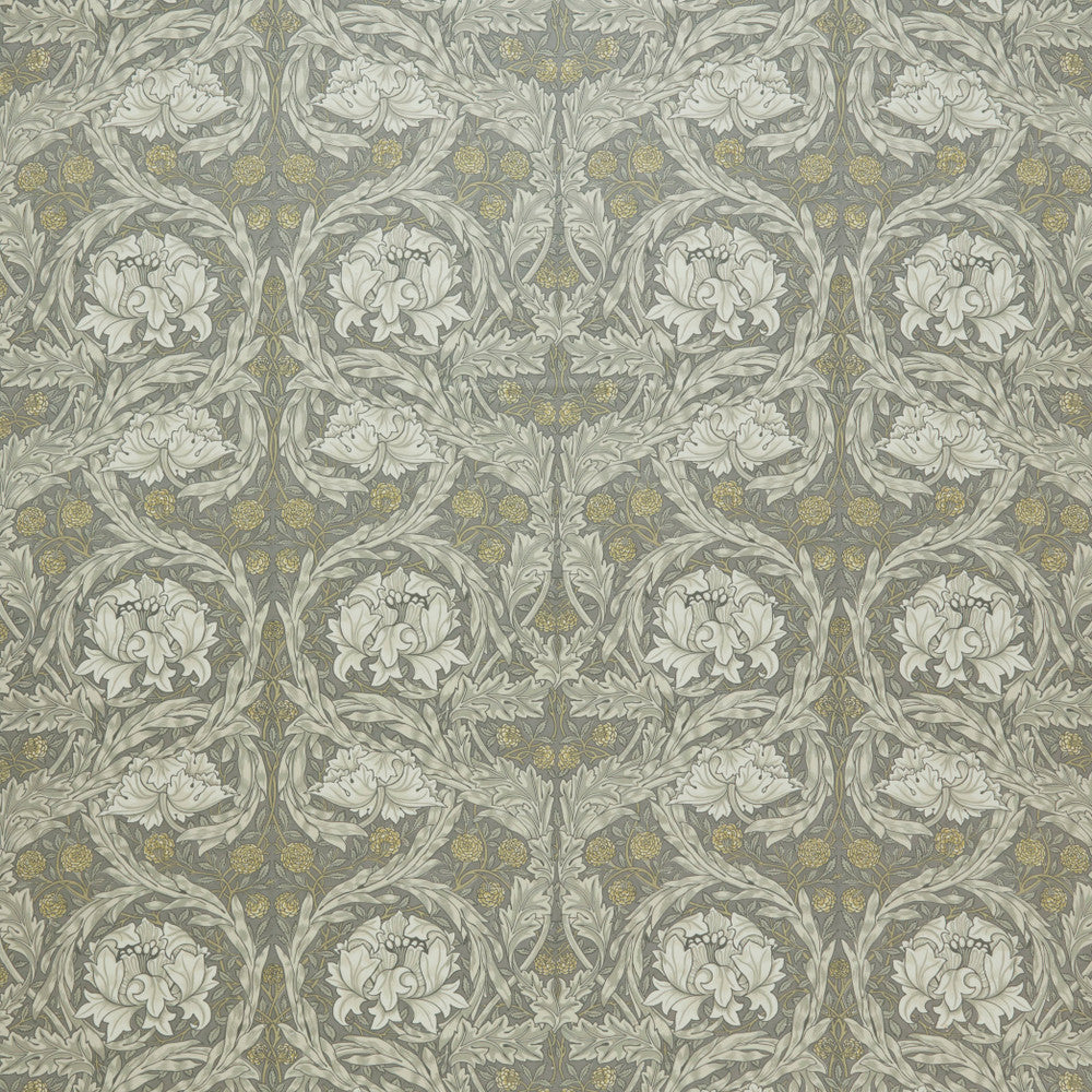 7877 African Marigold Velvet 3 Nickel by Wmah Fabric Wmah Fabric 7877 African Marigold Velvet 3 NickelFabric William Morris At Home Kelmscott Gardens Vol 2 100%Pol Turkey </p><p>Repeat: H: 27.125, V: 13.5 54 in - Fabric Carolina -