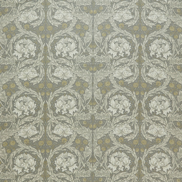 7877 African Marigold Velvet 3 Nickel by Wmah Fabric Wmah Fabric 7877 African Marigold Velvet 3 NickelFabric WILLIAM MORRIS AT HOME KELMSCOTT GARDENS VOL 2 100%POL TURKEY </p><p>Repeat: H: 27.125, V: 16.125 54 in - Fabric Carolina -