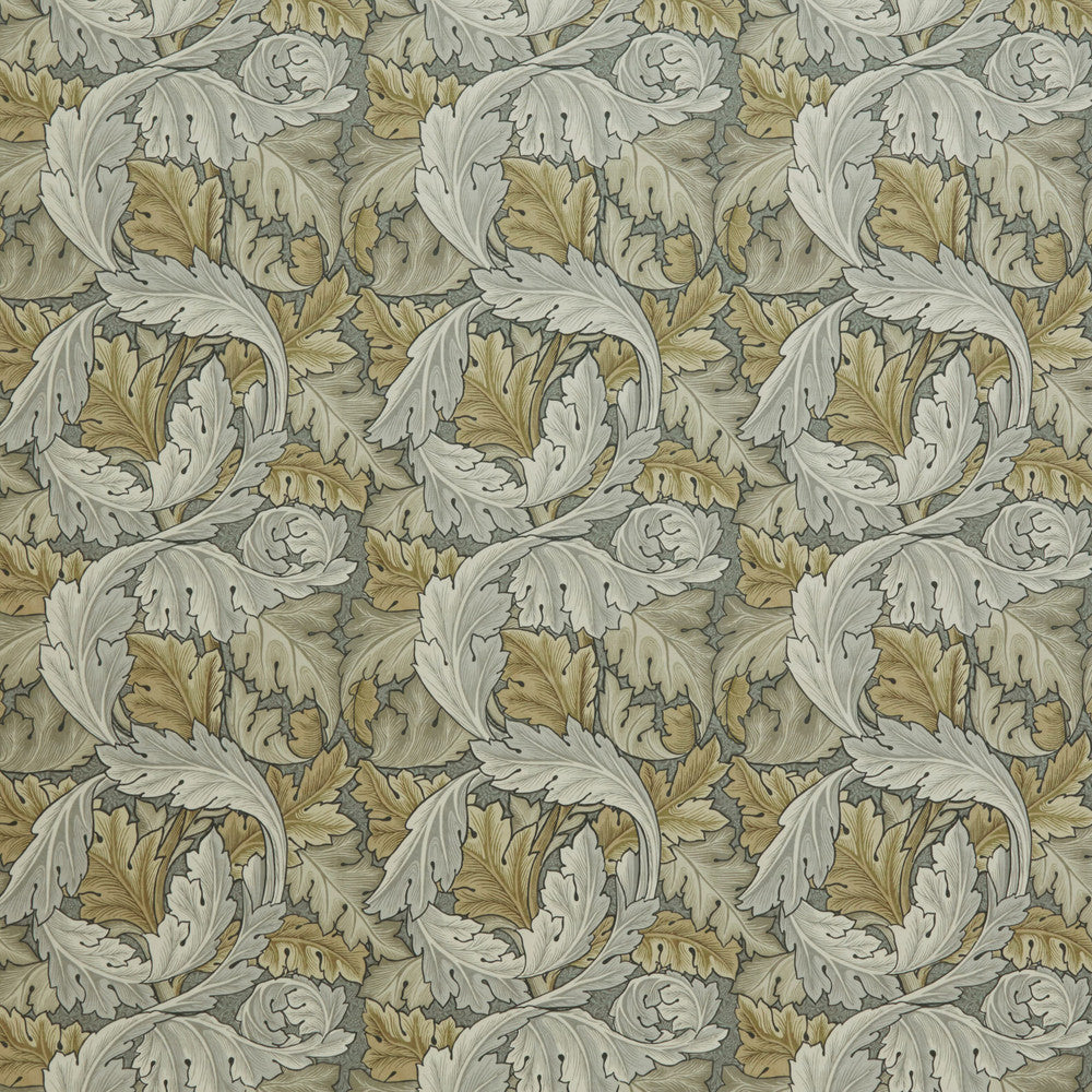 7878 Acanthus Velvet 2 Stone by Wmah Fabric Wmah Fabric 7878 Acanthus Velvet 2 StoneFabric William Morris At Home Kelmscott Gardens Vol 1 100%Pol Turkey </p><p>Repeat: H: 13.5, V: 0 54 in - Fabric Carolina -
