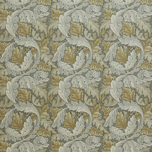 7878 Acanthus Velvet 2 Stone by Wmah Fabric