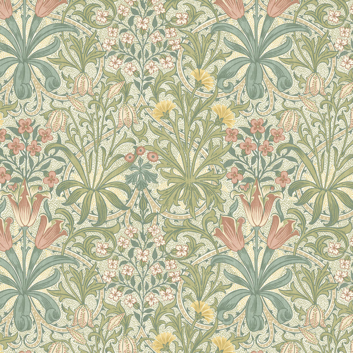 7882 Woodland Weeds 1 Watermelon by Wmah Fabric Wmah Fabric 7882 Woodland Weeds 1 WatermelonFabric William Morris At Home Flora & Foliage 100%Cot Spain </p><p>Repeat: H: 18.125, V: 0 54 in - Fabric Carolina -