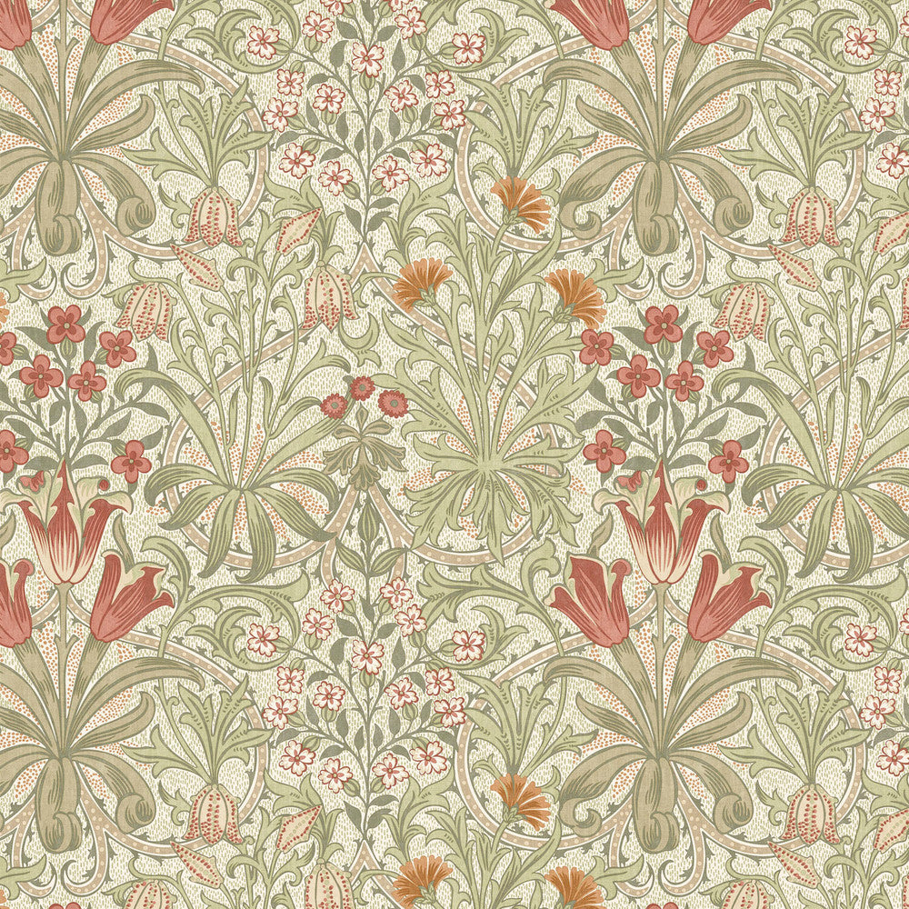 7882 Woodland Weeds 4 Pumpkin by Wmah Fabric Wmah Fabric 7882 Woodland Weeds 4 PumpkinFabric William Morris At Home Flora & Foliage 100%Cot Spain </p><p>Repeat: H: 18.125, V: 4.125 54 in - Fabric Carolina -