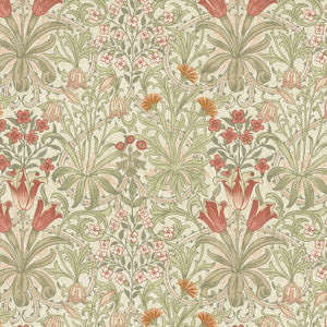 7882 Woodland Weeds 4 Pumpkin by Wmah Fabric