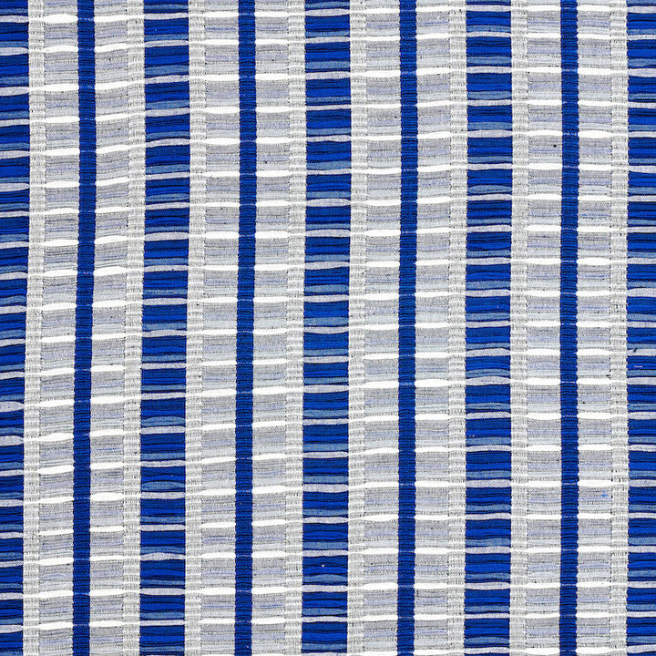 Palopo Hand Woven Stripe Azul 78822 by Schumacher Fabric Schumacher Fabric Palopo Hand Woven Stripe Azul 78822Fabric COTTON 100% GUATEMALA </p><p>Repeat: H: HORZ. 1 7/8" (5CM) , V: VERT. 6 3/4" (17CM) 34.625 - Fabric Carolina -
