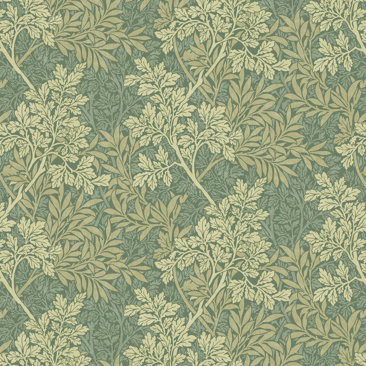 7883 Foliage 1 Moss by Wmah Fabric Wmah Fabric 7883 Foliage 1 MossFabric William Morris At Home Flora & Foliage 100%Cot Spain </p><p>Repeat: H: 27.125, V: 30.5 54 in - Fabric Carolina -
