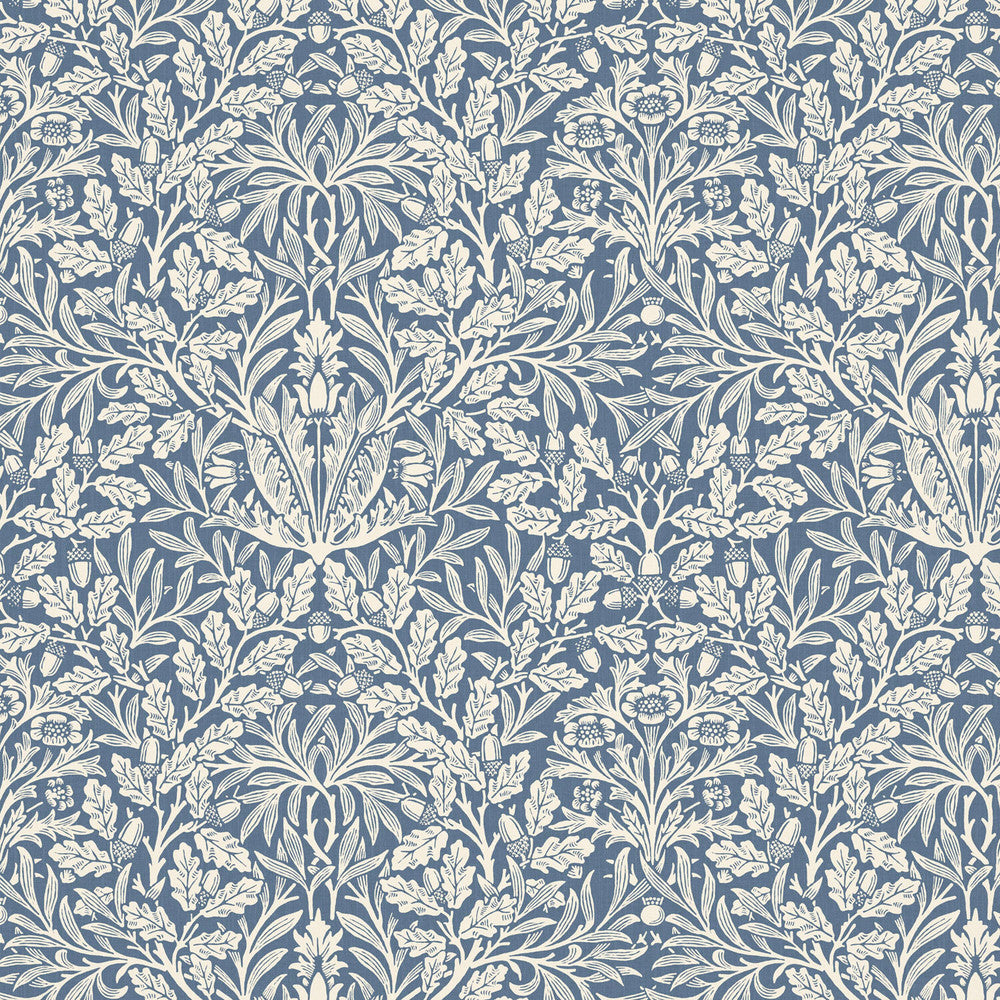 7884 Acorn 3 Blue/White by Wmah Fabric Wmah Fabric 7884 Acorn 3 Blue/WhiteFabric William Morris At Home The Forager 100%Cot Spain </p><p>Repeat: H: 18.25, V: 0 55 in - Fabric Carolina -