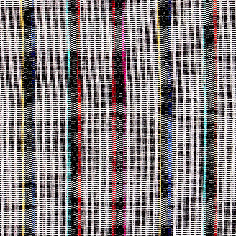 Corcha Hand Woven Stripe Mono Multi 78840 by Schumacher Fabric A RUM FELLOW HAND WOVENS COTTON 100% GUATEMALA MARTINDALE 25,000 </p><p>Repeat: Horizontal: 7 7/8" (20CM) and Vertical: 47 - Fabric Carolina -
