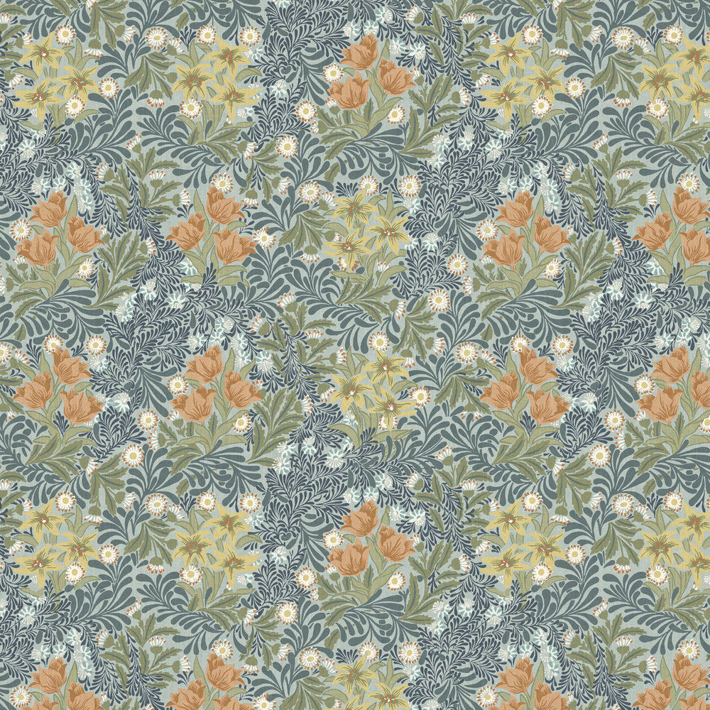 7885 Bower 3 Powder by Wmah Fabric Wmah Fabric 7885 Bower 3 PowderFabric William Morris At Home Flora & Foliage 100%Cot Spain </p><p>Repeat: H: 18.125, V: 0 55 in - Fabric Carolina -