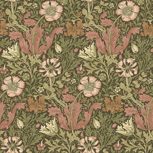 7886 Compton Velvet 3 Rhubarb by Wmah Fabric