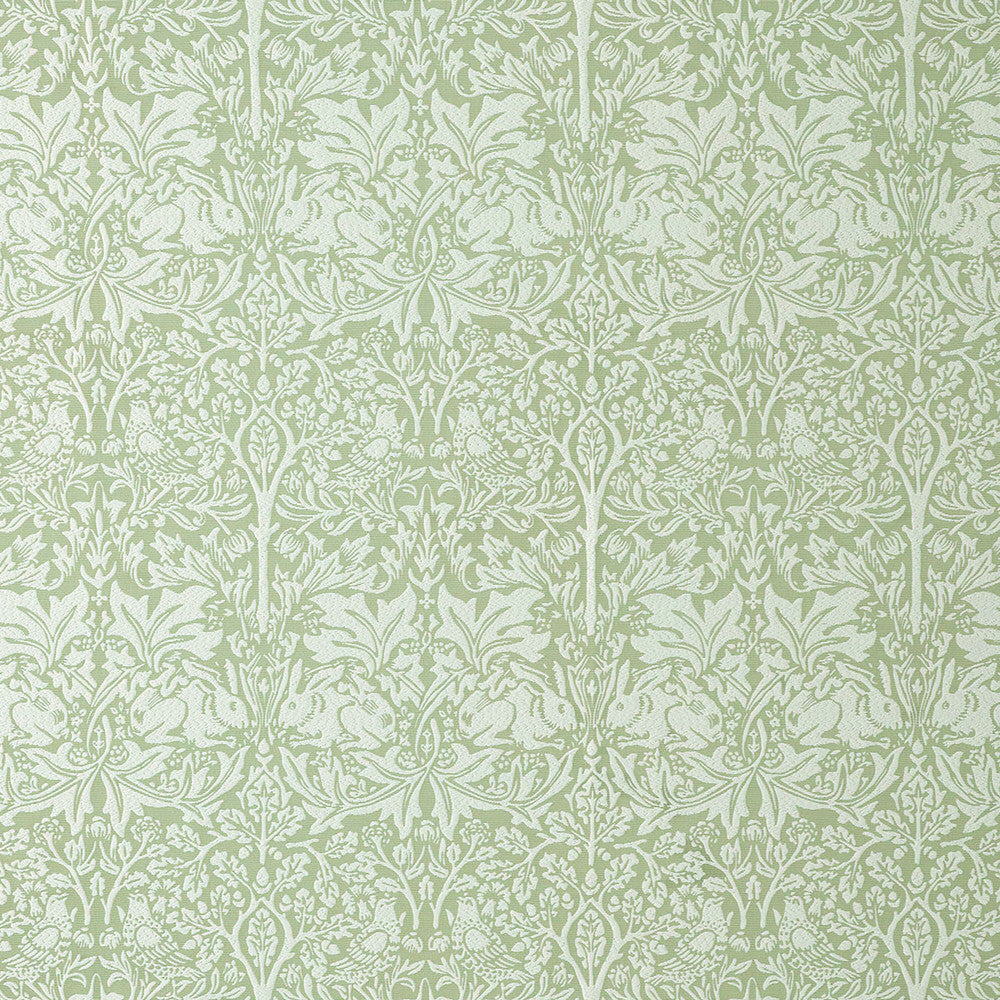 7888 Brother Rabbit Woven 4 Pistachio by Wmah Fabric Wmah Fabric 7888 Brother Rabbit Woven 4 PistachioFabric William Morris At Home The Forager 100%Pol India </p><p>Repeat: H: 9.625, V: 0 57 in - Fabric Carolina -