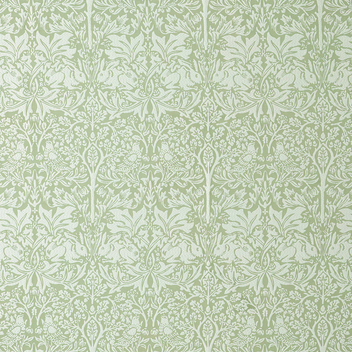 7888 Brother Rabbit Woven 4 Pistachio by Wmah Fabric Wmah Fabric 7888 Brother Rabbit Woven 4 PistachioFabric William Morris At Home The Forager 100%Pol India </p><p>Repeat: H: 9.625, V: 0 57 in - Fabric Carolina -