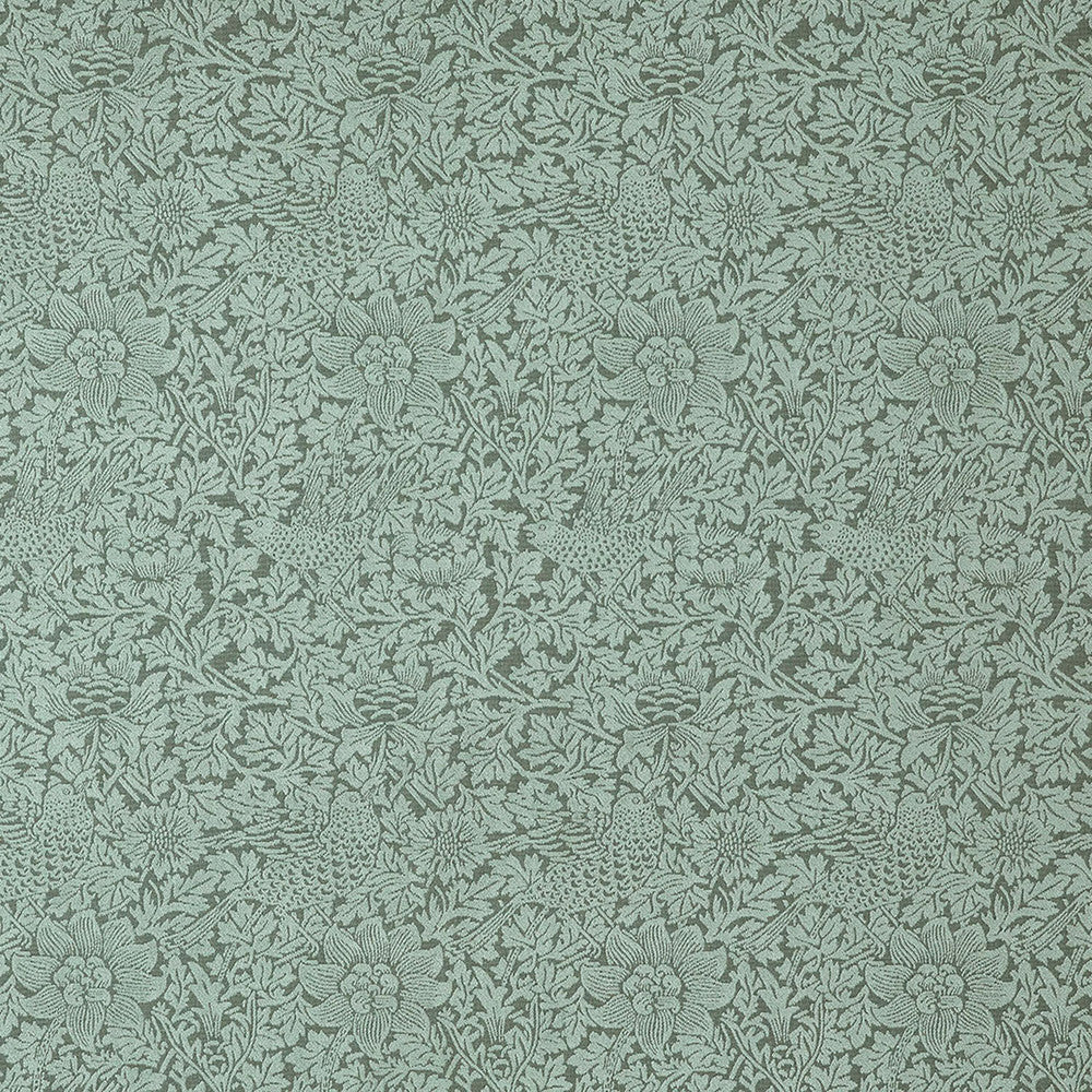 7890 Bird And Anemone Woven 1 Glacier by Wmah Fabric Wmah Fabric 7890 Bird And Anemone Woven 1 GlacierFabric William Morris At Home The Forager 42%Pol 42%Svi 16%Cot India </p><p>Repeat: H: 6.875, V: 9 54 in - Fabric Carolina -