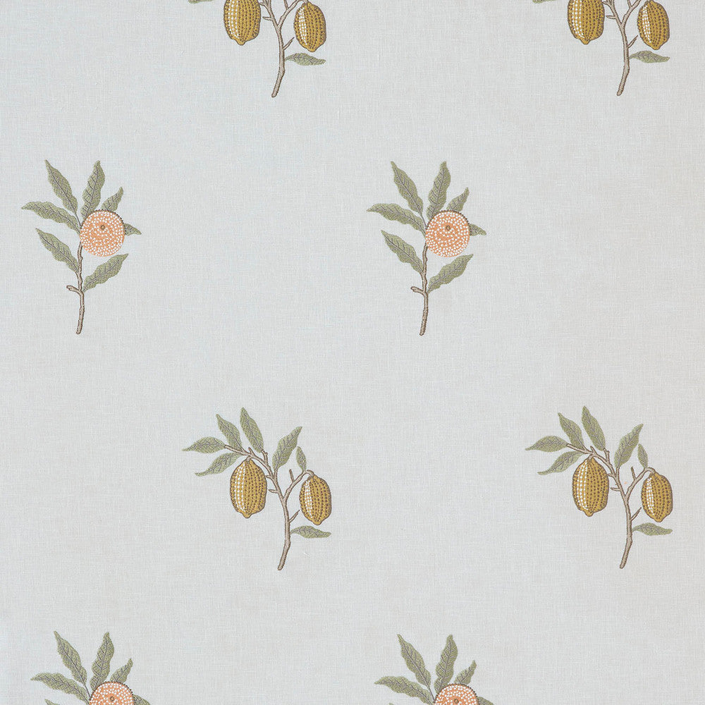 7891 Fruit Embroidery 4 Lemon by Wmah Fabric Wmah Fabric 7891 Fruit Embroidery 4 LemonFabric William Morris At Home The Forager 52%Pol 48%Cot %Vemb India </p><p>Repeat: H: 13.75, V: 15.5 53 in - Fabric Carolina -