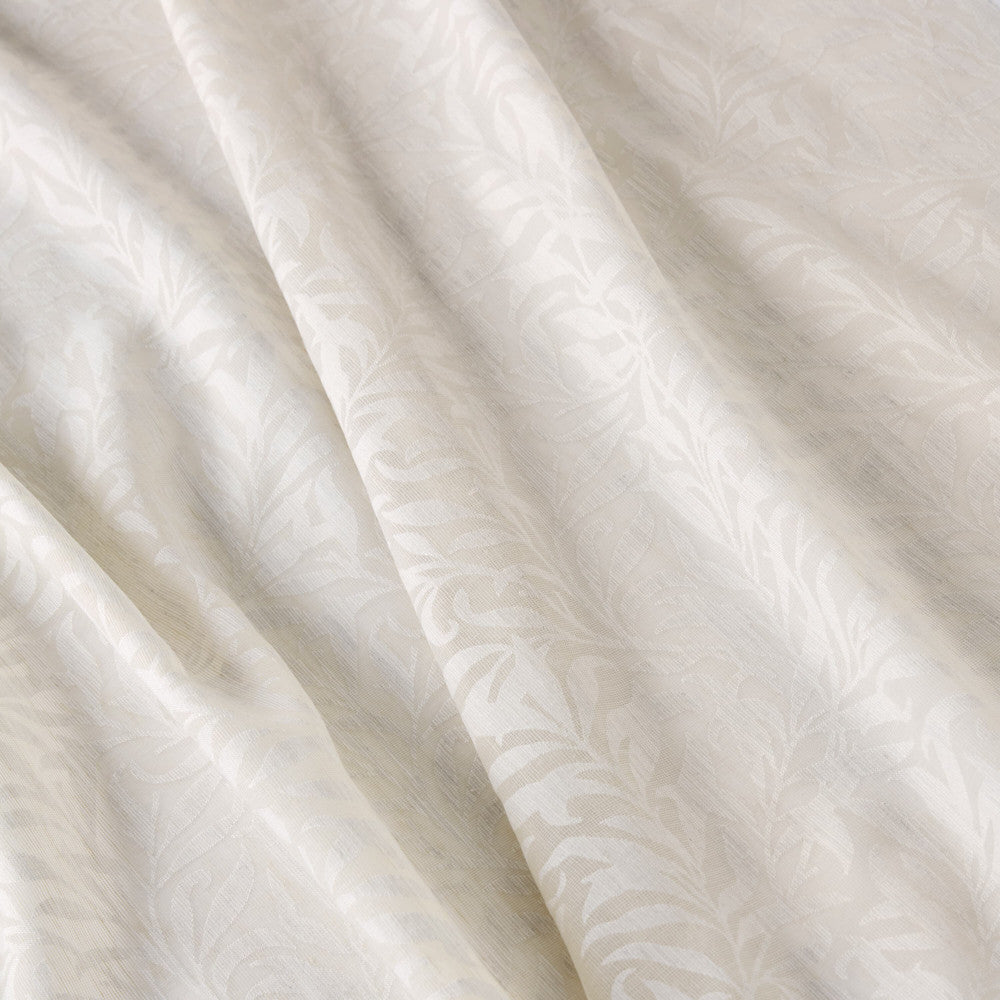 7893 Willow Bough Sheer 2 Bleach by Wmah Fabric Wmah Fabric 7893 Willow Bough Sheer 2 BleachFabric William Morris At Home The Forager 62%Pol 35%Svi 3%Lin Spain </p><p>Repeat: H: 8.25, V: 0.25 118 in - Fabric Carolina -