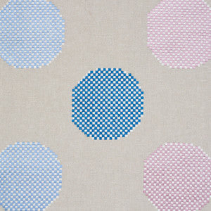 Hansen Embroidery Blue & Lilac 78941 by Schumacher Fabric