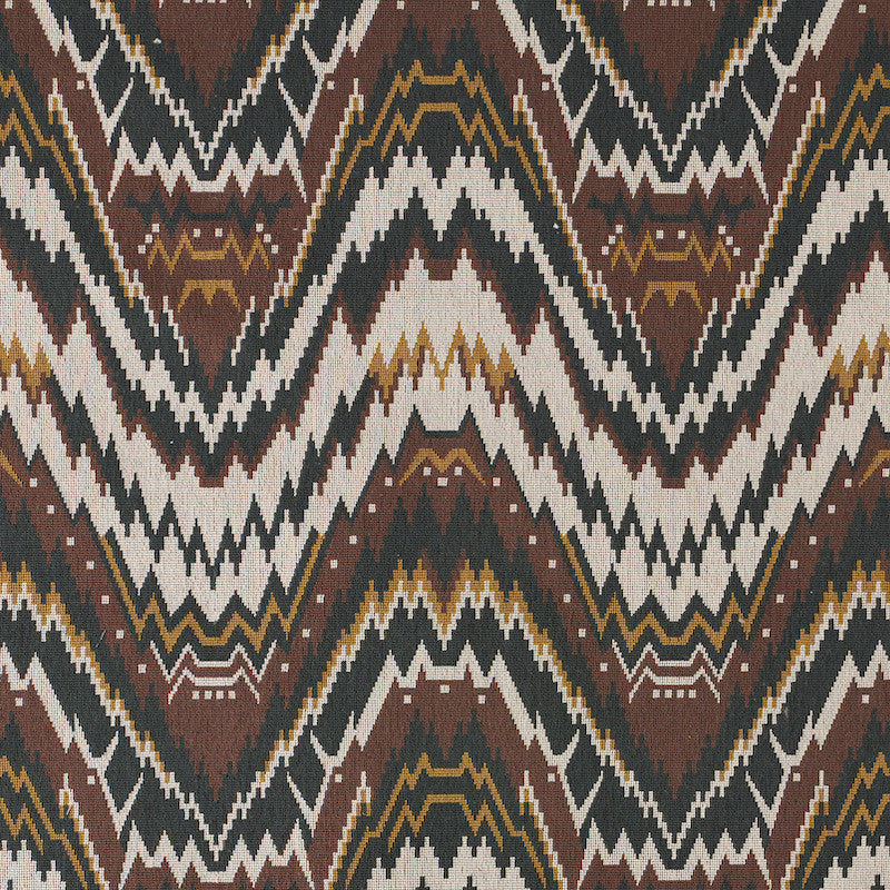 Tauride Epingle Brown 79040 by Schumacher Designer Fabric RIVE GAUCHE COTTON 91% POLYESTER 9% BELGIUM </p><p>Repeat: Horizontal: 13 3/4" (35CM) and Vertical: 21" (53CM) 54 - Swanky Fabrics -