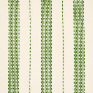 Lubeck Stripe Green 79093 by Schumacher Fabric