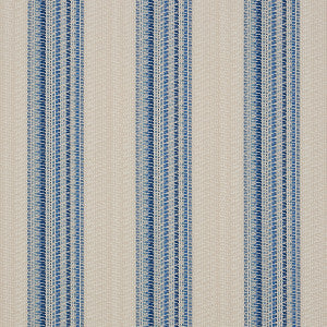 Bendita Stripe Indoor/Outdoor Blue 79153 by Schumacher Fabric