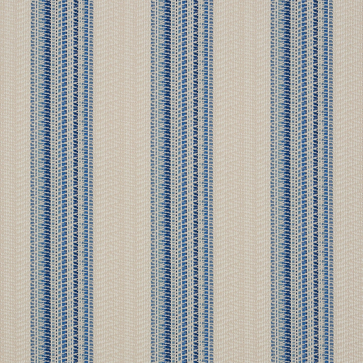 Bendita Stripe Indoor/Outdoor Blue 79153 by Schumacher Fabric Schumacher Fabric Bendita Stripe Indoor/Outdoor Blue 79153Fabric ACRYLIC 100% FRANCE </p><p>Repeat: H: HORZ. 6 3/4" (17CM), V: 54" (137CM) - Fabric Carolina -
