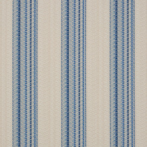 Bendita Stripe Indoor/Outdoor Blue 79153 by Schumacher Fabric