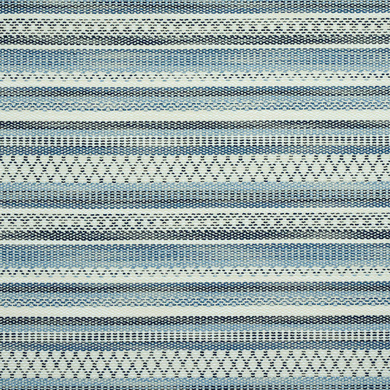 Fremont Indoor/Outdoor Blue 79190 by Schumacher Fabric INDOOR/OUTDOOR PRINTS & WOVENS V See Sample ITALY MEDIUM DURABILITY </p><p>Repeat: Horizontal: 1" (3CM) and Vertical: 13 3/4" (35CM) 55" (140CM) - Fabric Carolina -