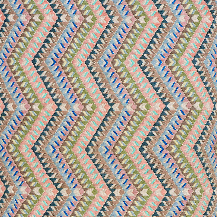 Amates Hand Woven Brocade Chalked 79221 by Schumacher Fabric A RUM FELLOW BROCADES COTTON 100% GUATEMALA </p><p>Repeat: Horizontal: 4" (10CM) and Vertical: 7 1/2" (19CM) 19 - Fabric Carolina -