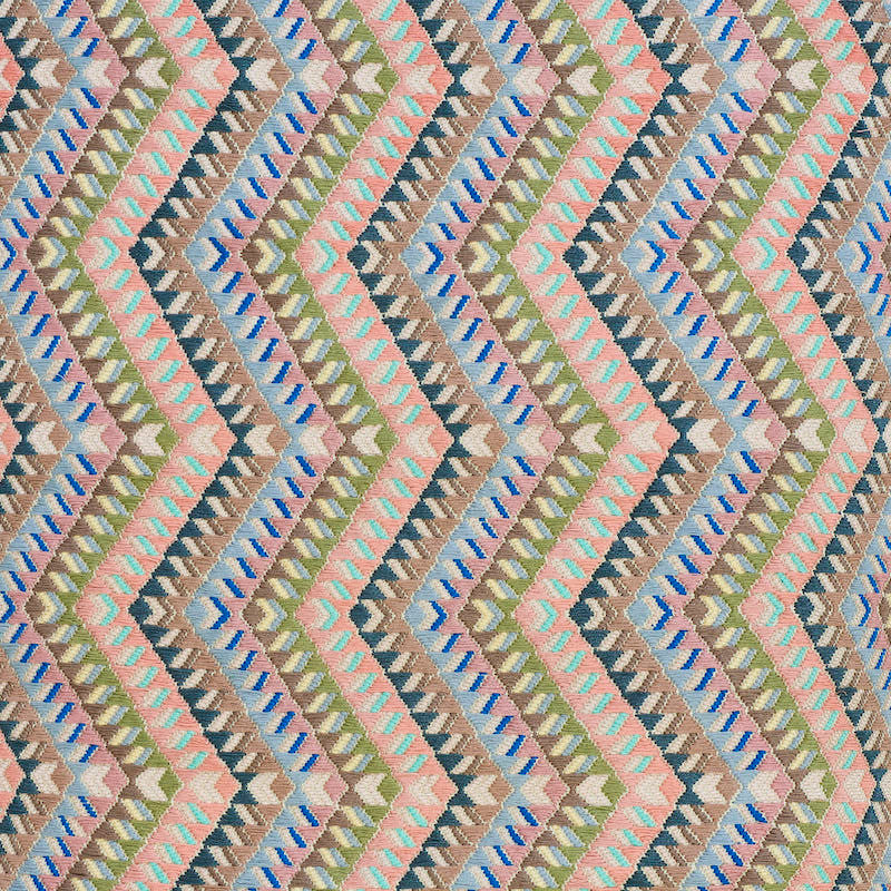 Amates Hand Woven Brocade Chalked 79221 by Schumacher Fabric A RUM FELLOW BROCADES See Sample GUATEMALA LIGHT DURABILITY </p><p>Repeat: Horizontal: 4" (10CM) and Vertical: 7 1/2" (19CM) 19" (48CM) - Fabric Carolina -