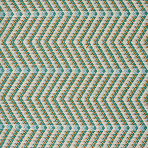 Amates Hand Woven Brocade Duck Egg 79224 by Schumacher Fabric