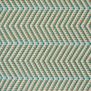Amates Hand Woven Brocade Duck Egg 79224 by Schumacher Fabric