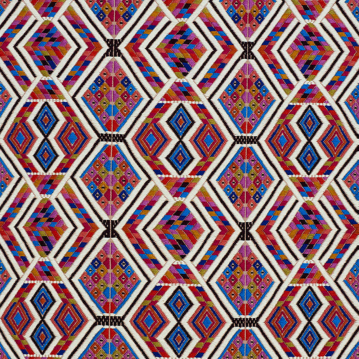 Chahal Hand Woven Brocade Carnival 79230 by Schumacher Designer Fabric A RUM FELLOW BROCADES See Sample GUATEMALA LIGHT DURABILITY </p><p>Repeat: Horizontal: 7" (18CM) and Vertical: 8 1/4" (21CM) 19" (48CM) - Swanky Fabrics -