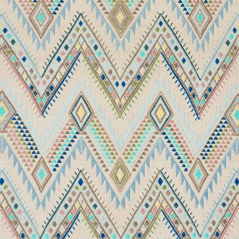 Coyolate Hand Woven Brocade Arctic 79242 by Schumacher Fabric A RUM FELLOW BROCADES COTTON 100% GUATEMALA </p><p>Repeat: Horizontal: 6" (15CM) and Vertical: 12 1/4" (31CM) 19 - Fabric Carolina -