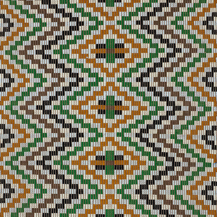 Izapa Hand Woven Brocade Jewel 79251 by Schumacher Fabric Schumacher Fabric Izapa Hand Woven Brocade Jewel 79251Fabric COTTON 100% GUATEMALA </p><p>Repeat: H: HORZ. 19" (48CM), V: VERT. 4 3/4" (12CM) 19 - Fabric Carolina -