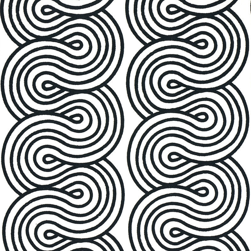 Giraldi Embroidery Black 79341 by Schumacher Fabric MISTERIOSO LINEN 47% COTTON 38% INDIA </p><p>Repeat: Horizontal: 13" (33CM) and Vertical: 7 7/8" (20CM) 52 - Fabric Carolina -