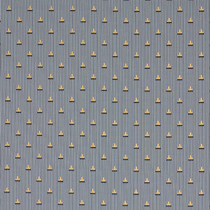 Ludus Stripe Black 79360 by Schumacher Fabric