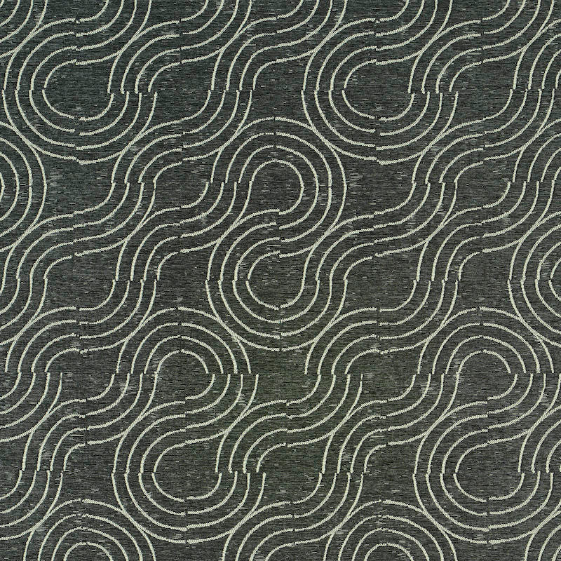 Alma Indoor/Outdoor Carbon 79400 by Schumacher Fabric INDOOR/OUTDOOR PRINTS & WOVENS V See Sample UNITED STATES OF AMERICA HIGH DURABILITY </p><p>Repeat: Horizontal: 14" (36CM) and Vertical: 23 3/4" (60CM) 53" (135CM) - Fabric Carolina -