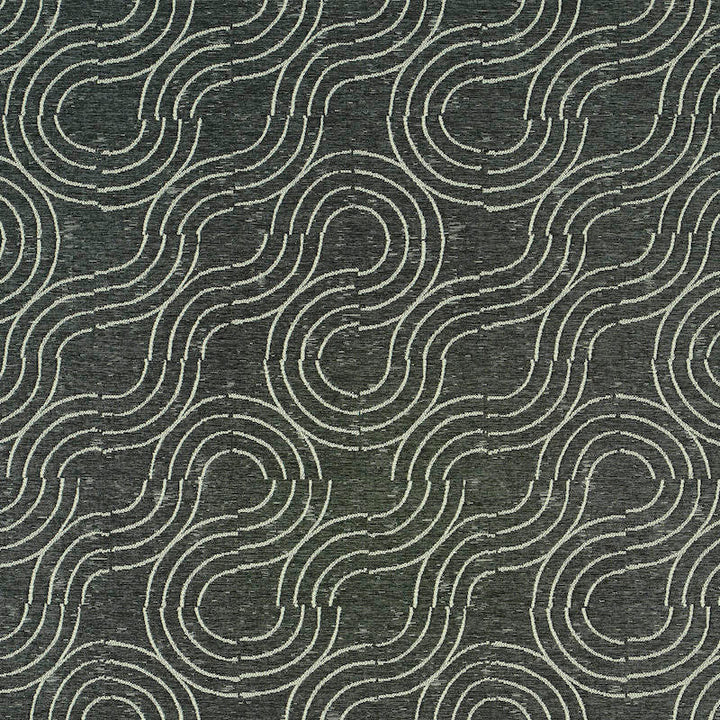 Alma Indoor/Outdoor Carbon 79400 by Schumacher Designer Fabric INDOOR/OUTDOOR PRINTS & WOVENS V POLYOLEFIN 100% UNITED STATES OF AMERICA WYZENBEEK 50,000 </p><p>Repeat: Horizontal: 14" (36CM) and Vertical: 23 3/4" (60CM) 53 - Swanky Fabrics -