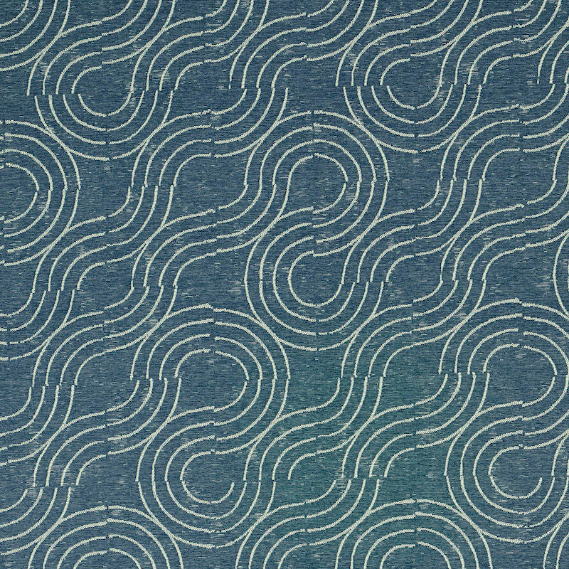 Alma Indoor/Outdoor Denim 79401 by Schumacher Fabric INDOOR/OUTDOOR PRINTS & WOVENS V See Sample UNITED STATES OF AMERICA HIGH DURABILITY </p><p>Repeat: Horizontal: 14" (36CM) and Vertical: 23 3/4" (60CM) 53" (135CM) - Fabric Carolina -