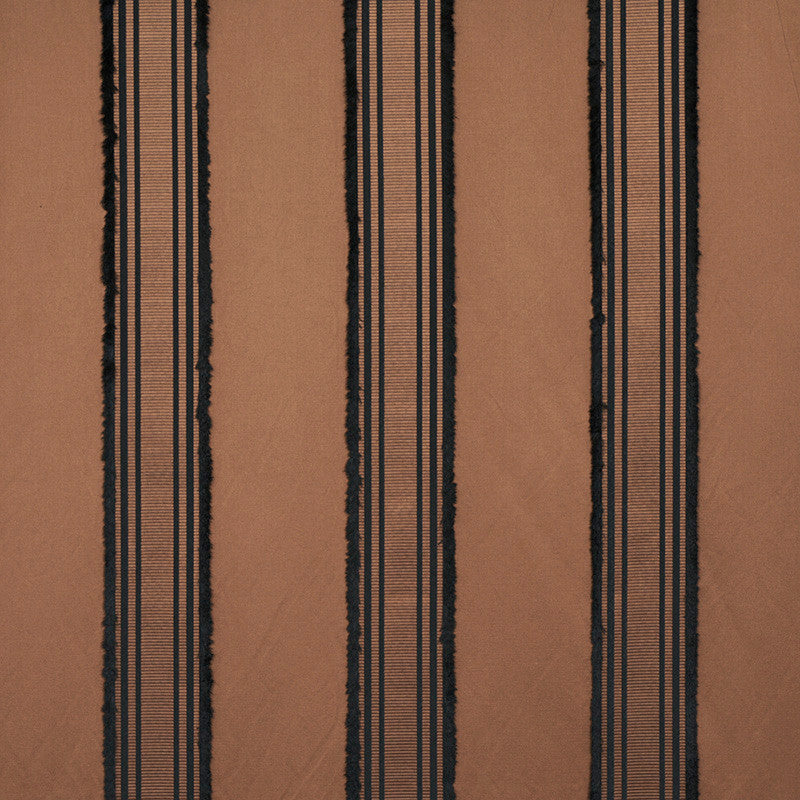 Senza Satin Stripe Brown 79451 by Schumacher Fabric MISTERIOSO COTTON 43% VISCOSE 33% ITALY </p><p>Repeat: Horizontal: 9 1/8" (23CM) and Vertical: 56.5 - Fabric Carolina -