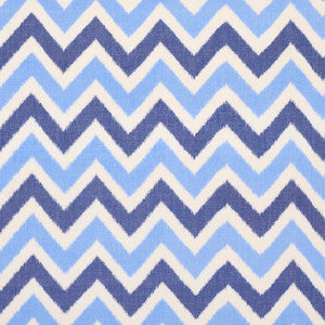 Vedado Ikat Indigo 79460 by Schumacher Fabric