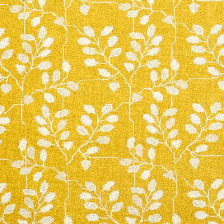 Tumble Weed Epingle Buttercup 79511 by Schumacher Designer Fabric ESPALIER BY NEISHA CROSLAND COTTON 90% POLYESTER 10% BELGIUM </p><p>Repeat: Horizontal: 19 5/8" (50CM) and Vertical: 13 3/8" (34CM) 53.5 - Swanky Fabrics -