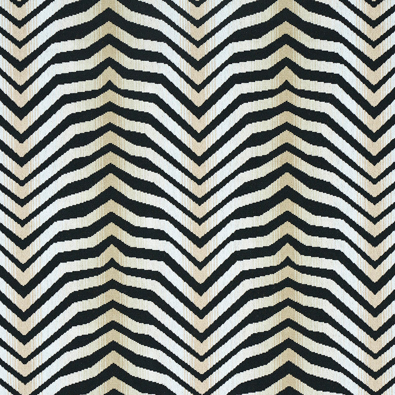 Arcure Epingle Zebra Black 79521 by Schumacher Fabric ESPALIER BY NEISHA CROSLAND COTTON 90% POLYESTER 10% BELGIUM </p><p>Repeat: Horizontal: 13 3/8" (34CM) and Vertical: 13 3/8" (34CM) 53.5 - Fabric Carolina -