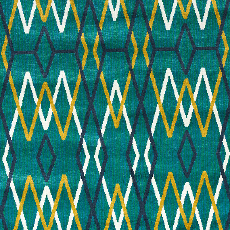 Kyoto Trellis Emerald 79531 by Schumacher Fabric Schumacher Fabric Kyoto Trellis Emerald 79531Fabric VISCOUS 80% BELGIUM </p><p>Repeat: H: HORZ. 20" (51CM) , V: VERT. 13 3/8" (34CM) 53.5 - Fabric Carolina -