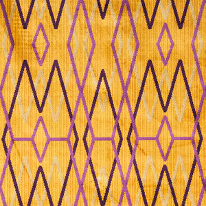 Kyoto Trellis Saffron 79532 by Schumacher Fabric
