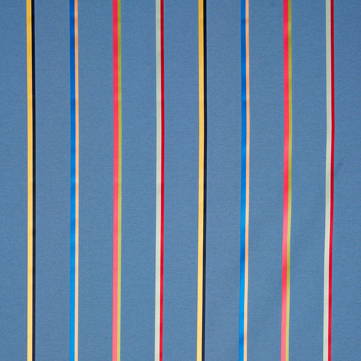 Larivey Stripe Slate 79560 by Schumacher Fabric MISTERIOSO VISCOSE 47% POLYESTER 33% ITALY </p><p>Repeat: Horizontal: 13 3/4" (35CM) and Vertical: 54.75 - Fabric Carolina -