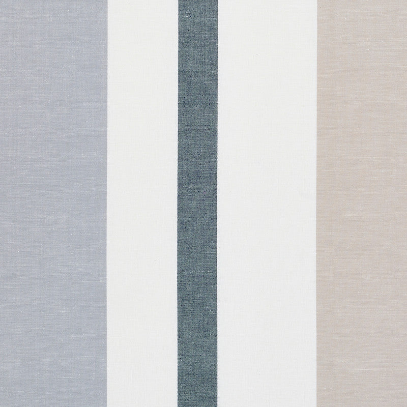 Lolland Linen Stripe Grey & Sand 79660 by Schumacher Fabric Schumacher Fabric Lolland Linen Stripe Grey & Sand 79660Fabric LINEN 60% INDIA </p><p>Repeat: H: HORZ 54" (137CM) , V: 54 - Fabric Carolina -
