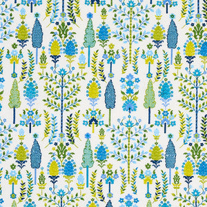 Desna Blue & Green 79821 by Schumacher Fabric