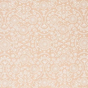 Tiana Embroidery Natural 79861 by Schumacher Fabric