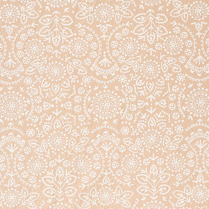 Tiana Embroidery Natural 79861 by Schumacher Fabric