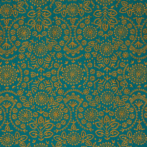 Tiana Embroidery Peacock 79862 by Schumacher Fabric